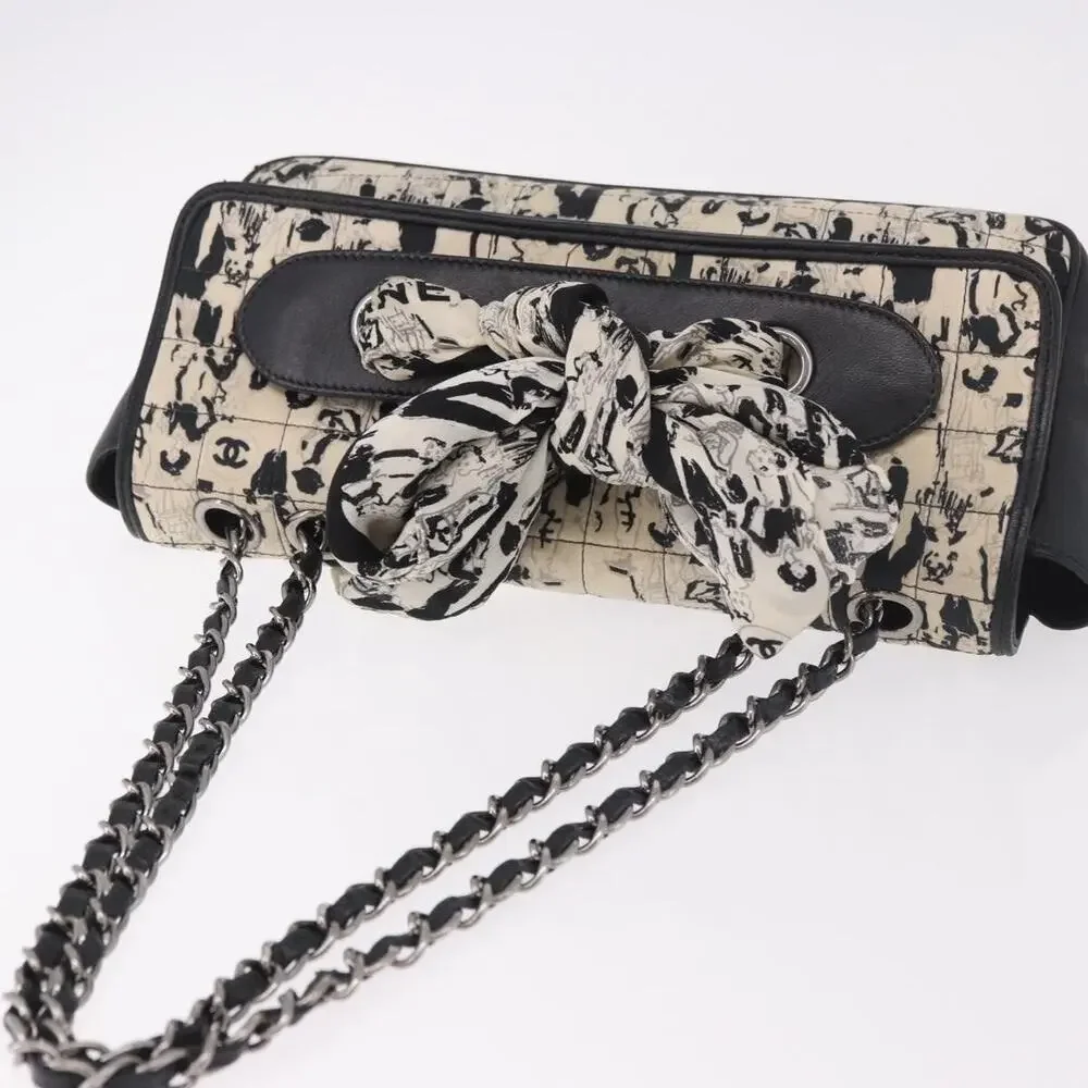 Chanel Choco Bar Chain Shoulder Bag Black